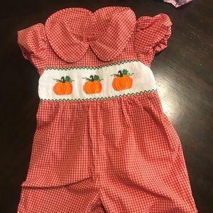 Baby Girl Pumpkin Outfit